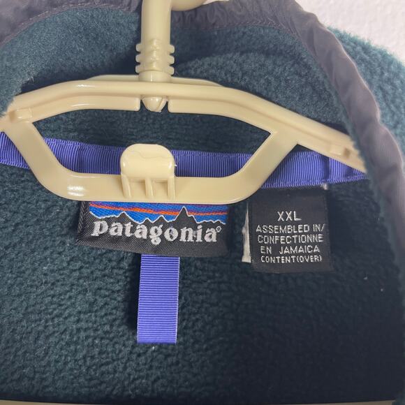 Vintage 90s Patagonia Snap T Dark Hunter Green Pullover Sweater Men's Size XXL - Picture 3 of 12